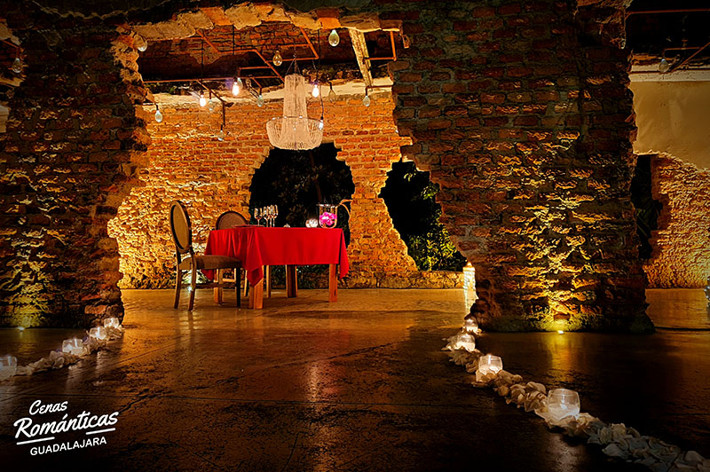 Cena romantica para cumpleaños